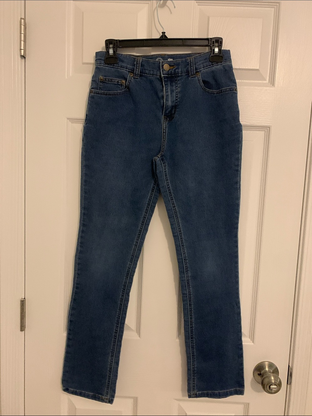WONDER NATION Boys Dark Blue Straight-Leg Jeans